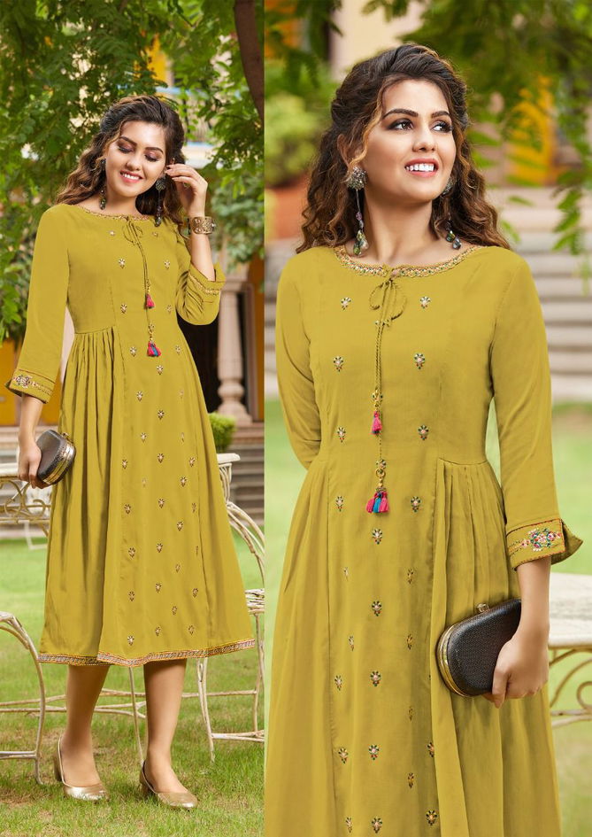 Koodee Shine Festive Wear Wholesale Designer Kurti Catalog
